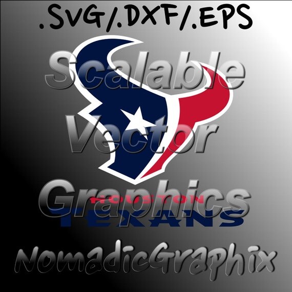 Houston Texans With Logotype 2 Vector Cut by NomadicGraphixSVG