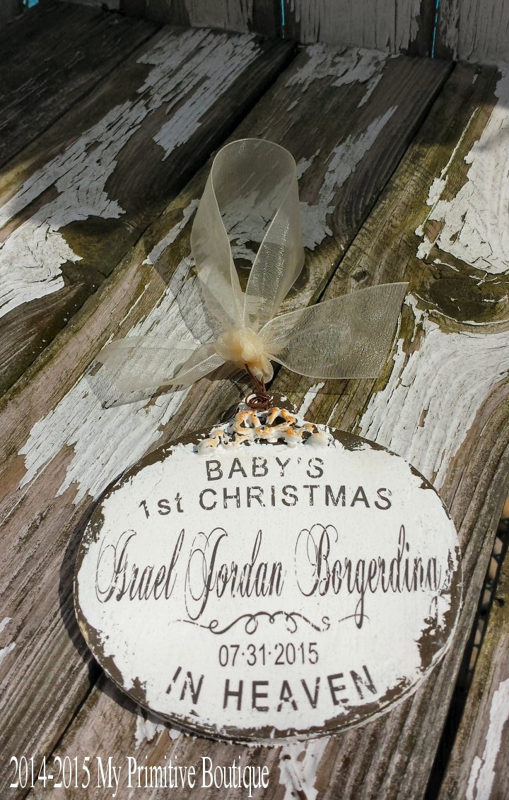 Baby First Christmas In Heaven Ornament 