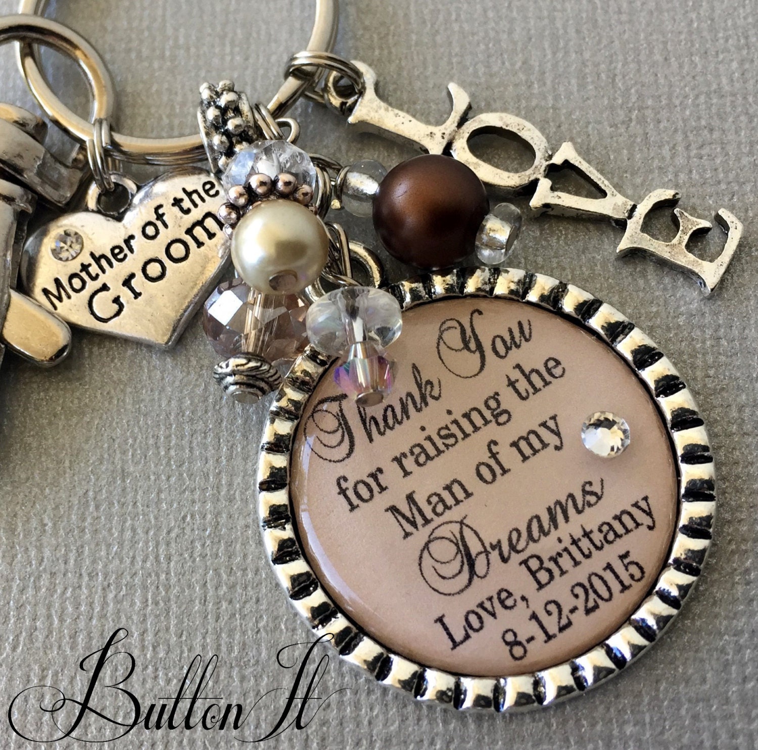 MOTHER of the GROOM gift mother of bride PERSONALIZED