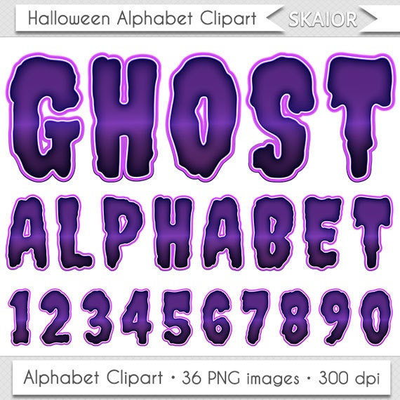 halloween alphabet clipart - photo #11