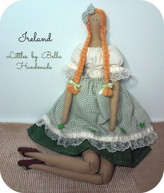 handmade doll Ireland doll internacional dolls rga doll Irish