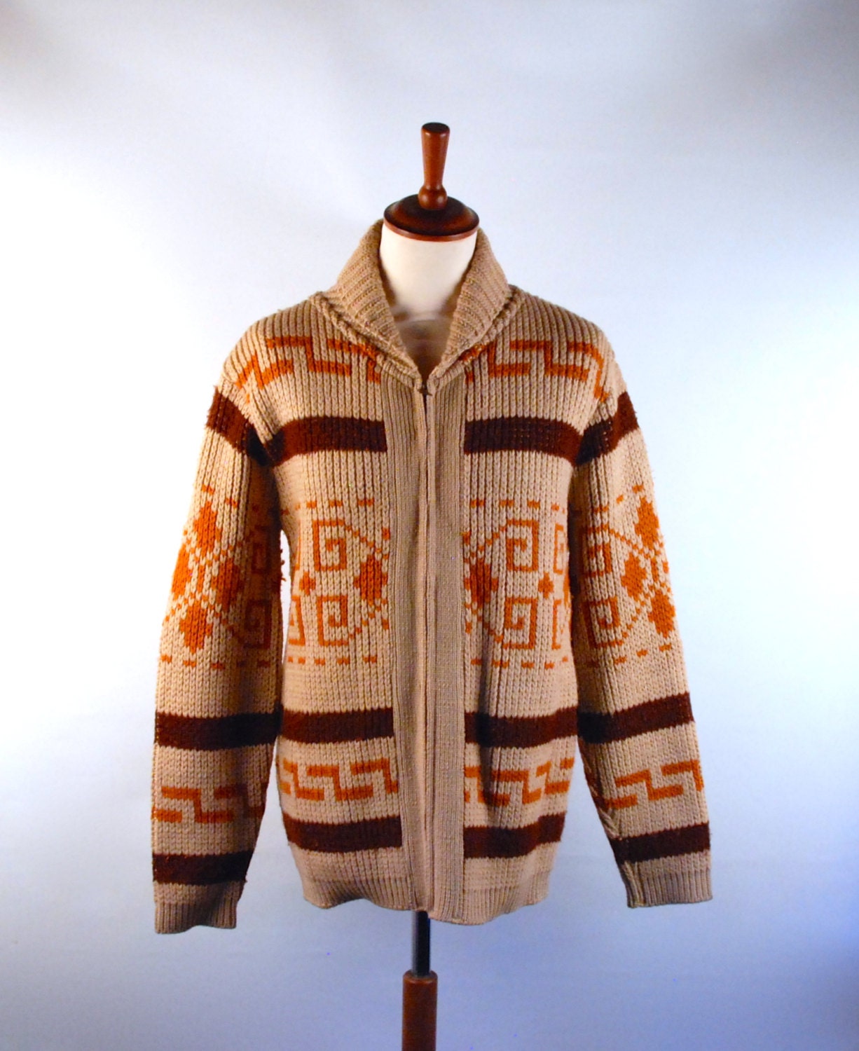 Rare 1960's Pendleton Cowichan Sweater Big Lebowski