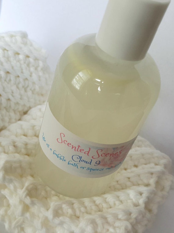 Bubble Bath Shower Gel with Essential Oils Cloud by ScentedScenes