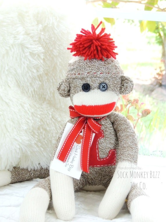 sock monkey doll