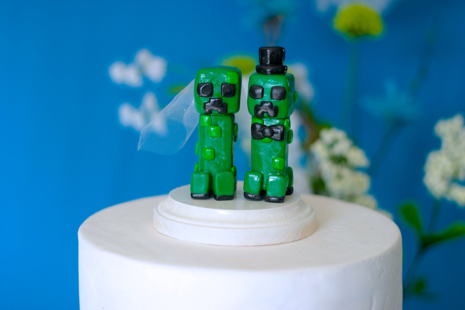 Minecraft Cake Topper Creeper