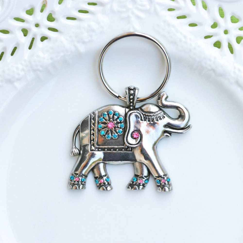 steiff elephant keyring