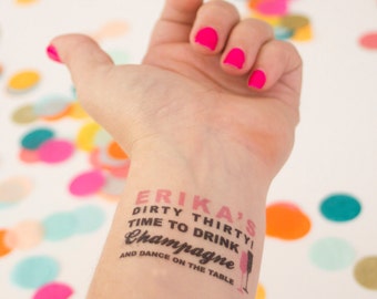 50th birthday party custom temporary tattoos if lost buy me 50th birthday party custom temporary tattoos if lost buy me