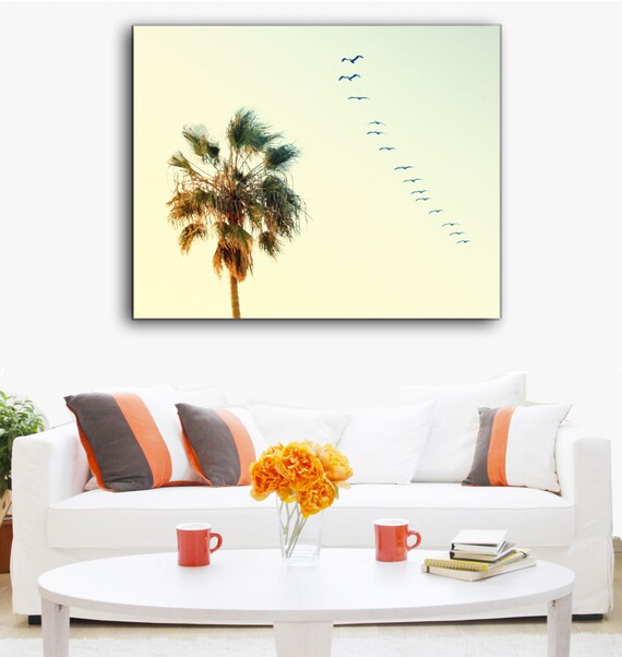 Palm Tree Art Canvas Wall Art Palm Trees Photography Canvas