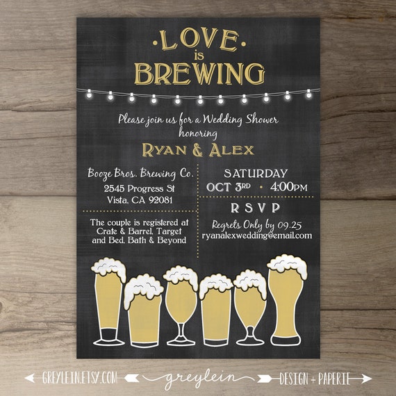 Love Is Brewing Invitations 2