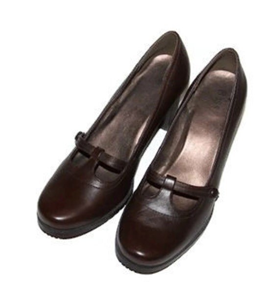 womens chocolate brown dress shoes