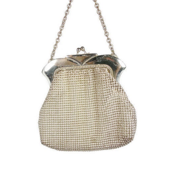 whiting davis silver mesh purse