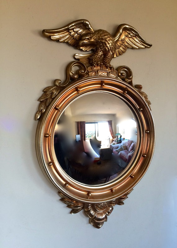 Federal Mirror Gold Eagle Wall Mirror Federal Style Styroco