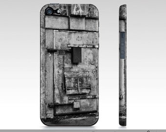 Fine Art iPhone 5 Case, Black White Fine Art, iPhone 5 Art Cases, Fine Art Phone Case, Old Black White War Bunker Photo , Black And White