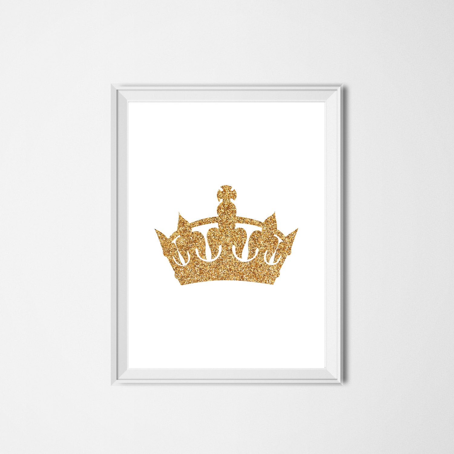 Glitter Gold Crown Print King Queen Instant Download with The Amazing  king and queen crown home decor for Current Home