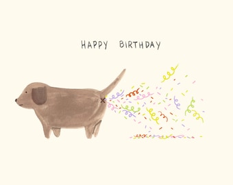 Confetti Fart / Birthday Card