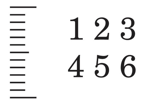 Printable Ruler Number Stencils | image gallery number stencils for painting Printable Ruler Number Stencils | image gallery number stencils for painting