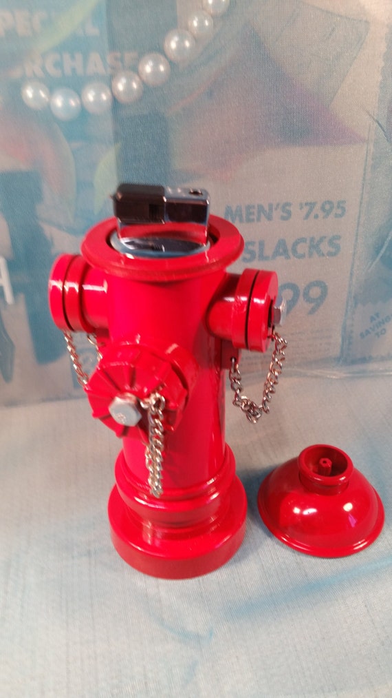 Lighter Vintage Fire Hydrant table top lighter Great for the