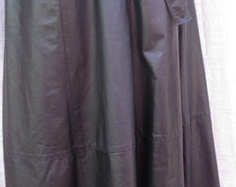 West Bay I. MAGNIN Black Leather SKIRT