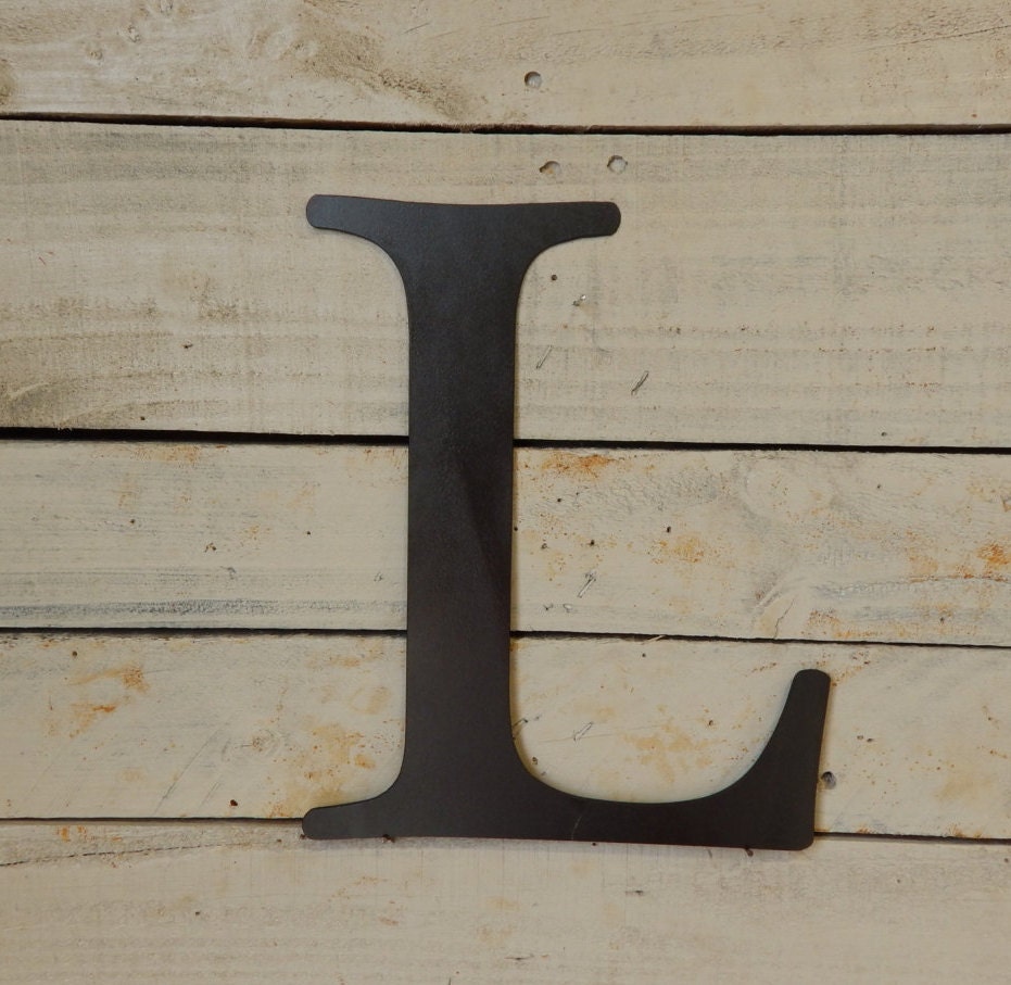 8 Metal Letter Indoor Outdoor Childs Room Childs by EvyAnnDesigns