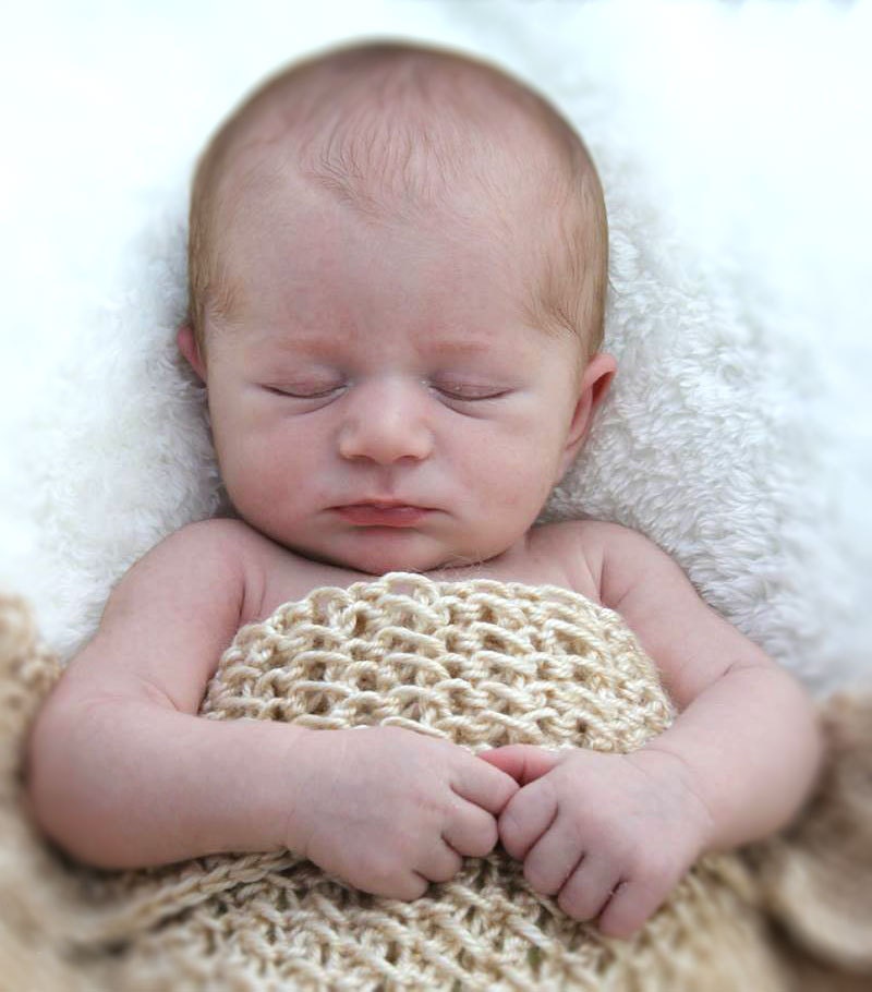 Knitted baby blanket handmade chunky baby blankets beige hand
