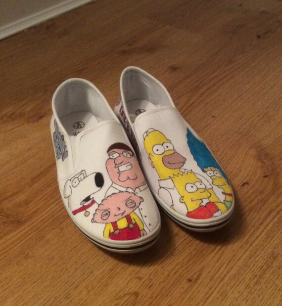 custom simpsons shoes