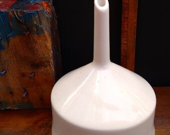 Vintage porcelain laboratory Coors Buchner funnel