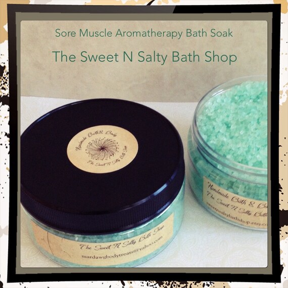 Sore Muscle Therapy Dead Sea Salt Relaxing Bath Soak