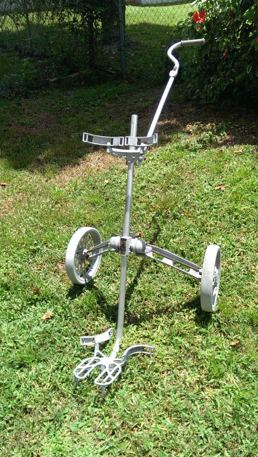 Golf Cart Bag Boy Browning Cast Aluminum Push by MegsEndeavors