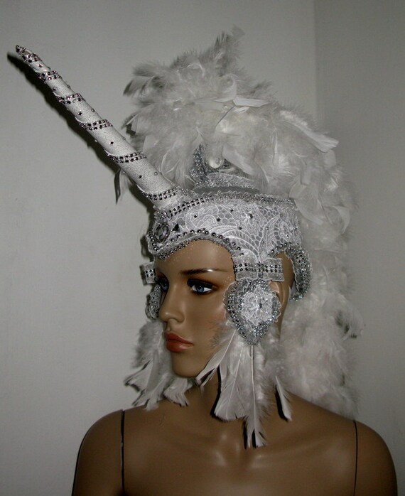 Angel Unicorn HeaddressKentucky Derby White by RMQuintiroli