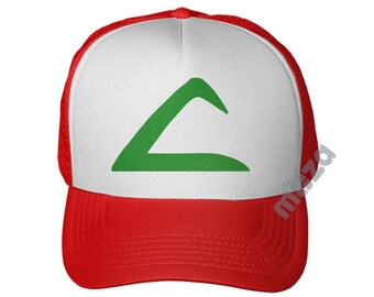 Ash Ketchum Hat Pokemon GO Cartoon Trucker Cap Pikachu Trainer Costume Snapback TV Show Cosplay Halloween Gameboy