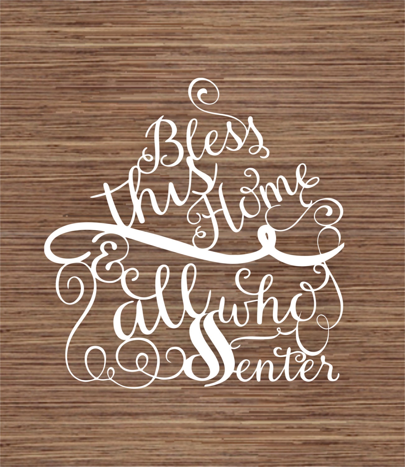 Bless This Home PDF SVG Commercial Use Instant Download