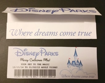 items similar to disney ticket on etsy