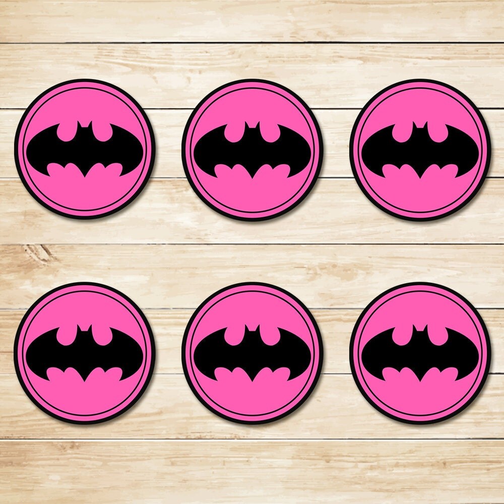 pink and white batman