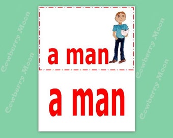 Items similar to Teach Baby Reading Book 17 With the Word Printed