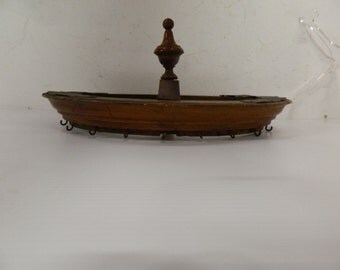 Antique French Napoleon III Bed Crown, French Bed Crown