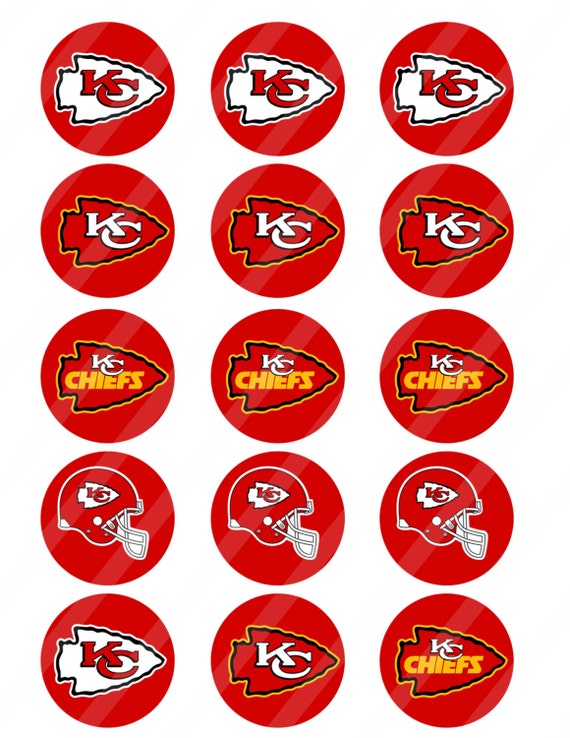 Kansas City Chiefs digital collage sheet 8.5x11 2 by DesignByJT