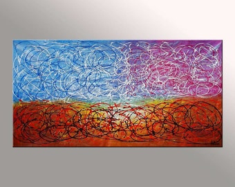Canvas Wall Art, Abstract Art, Wall Art, Contemporary Painting, Abstract Painting, Wall Art, Oil Painting, Large Art, Pallete Knife Painting