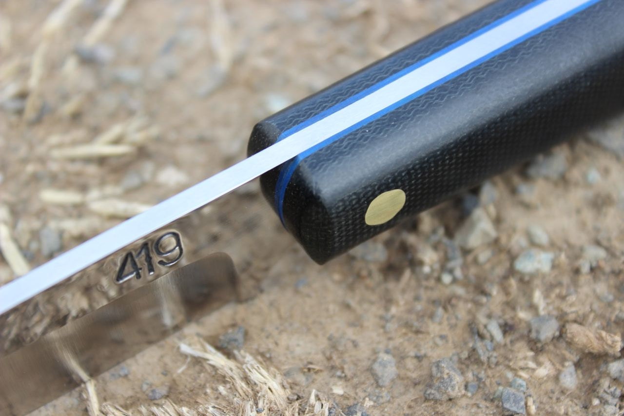 Police Thin Blue Line Knife Custom Built Knife by BluelineSwag