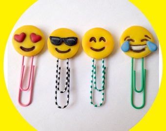 emoji bookmarks etsy