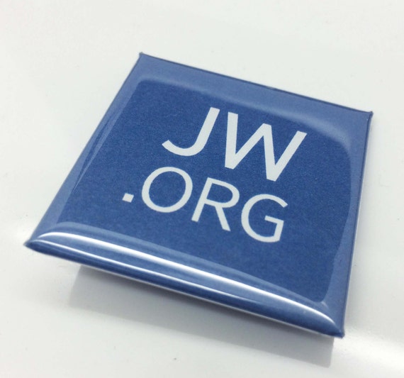 50 JW.Org Buttons - 1.5 Inch Square - JW.ORG Pins