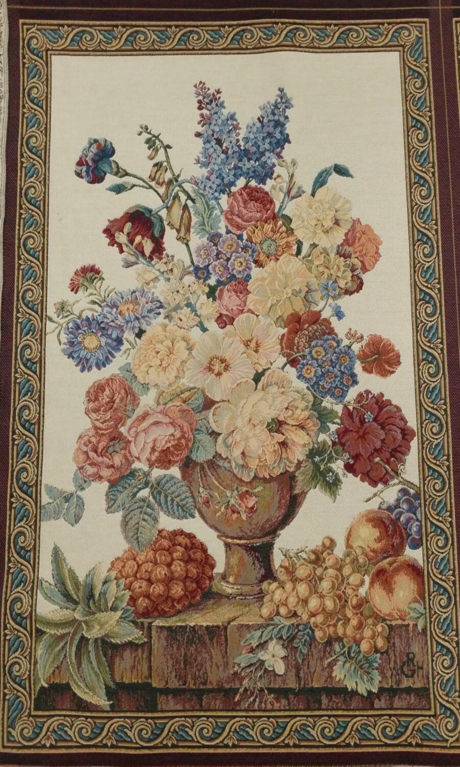 Amazing Vintage Wall Hanging Tapestry Gobelin Still