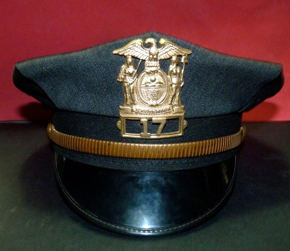 Vintage Police Badge with Hat Excelsior New York New York