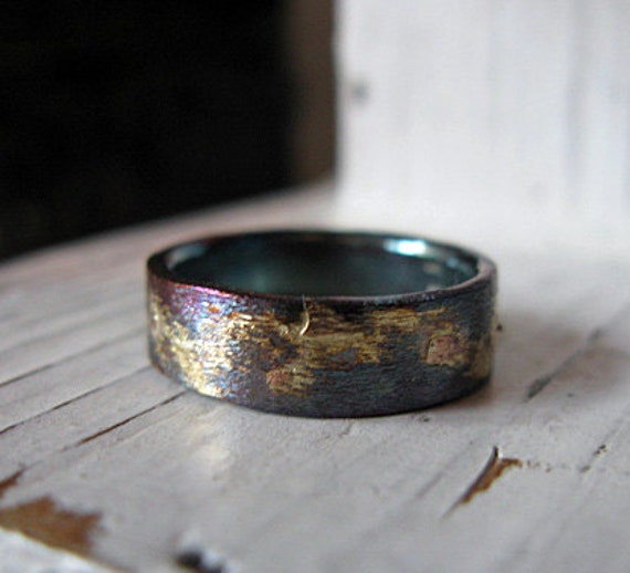 Mens Wedding Band Mens Comfort Fit Wedding Ring by RUSTICforMEN