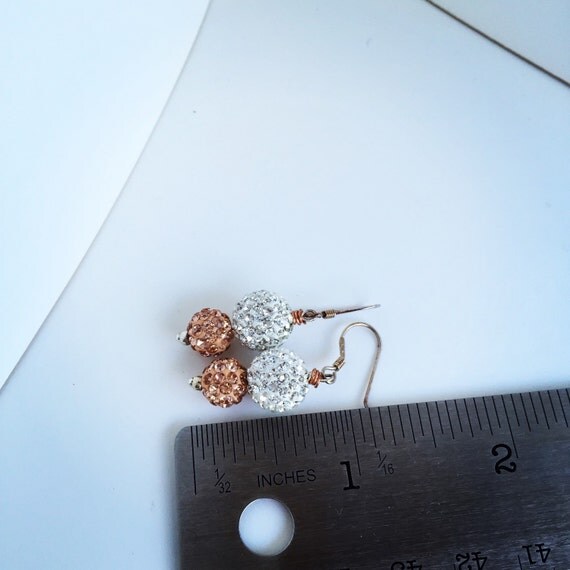 Rose Gold Plated Pave Clip On Earrings – 66 Zircondia® Crystals, Round Clear, Hoop Style