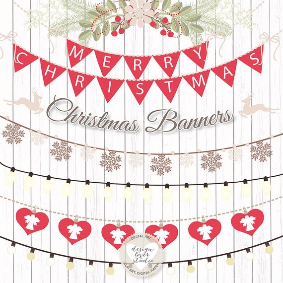 Download Vector Rustic christmas clipart xmas clipart holiday