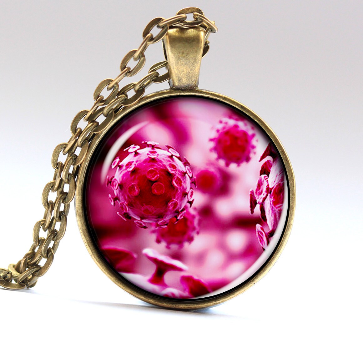 Chemistry Necklace Science Pendant Neuron Jewelry by AimPendants