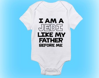 Star Wars Onesie® - I Am A Jedi - Jedi Onesie - Gift for New Daddy - Baby Boy - Baby Girl - Baby Onesie - Baby Clothing - Baby Gift Idea
