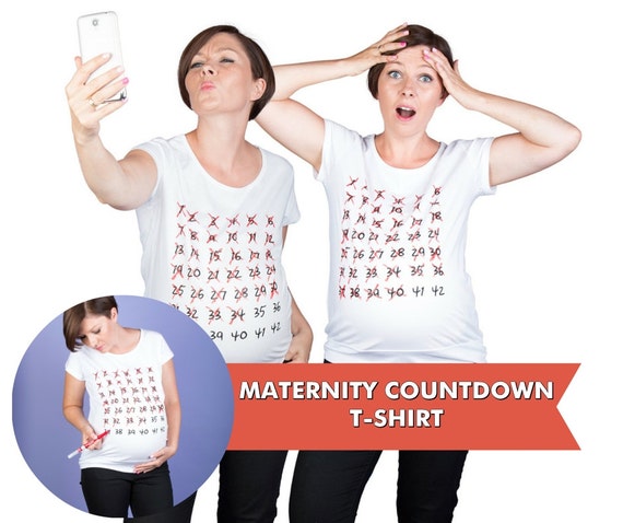 pregnancy countdown shirt