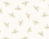 Bee Fabric from Linen Closet by Renne Nanneman by Makower Honeybee Cotton Print Fabric per Fat Quarter FQ
