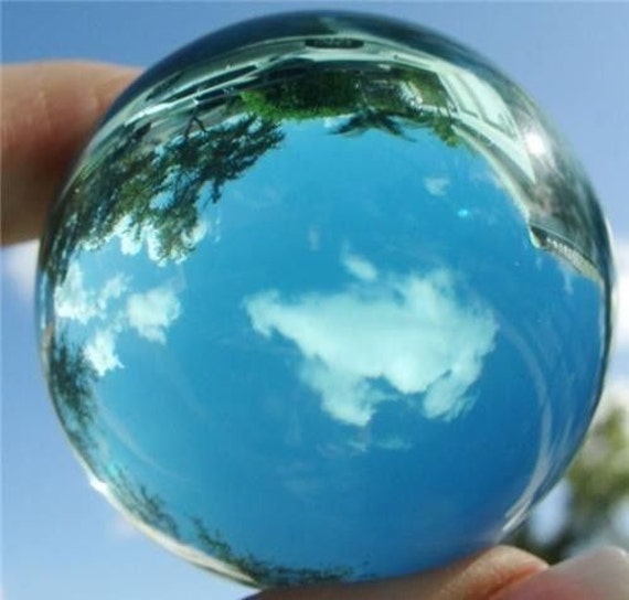 Blue Obsidian Sphere/Volcanic Glass Crystal Sphere Ball Reiki